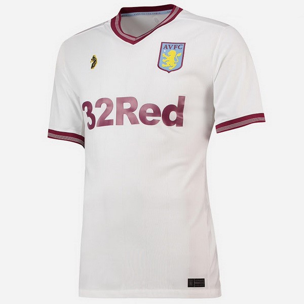 Camiseta Aston Villa Segunda equipo 2018-19 Blanco